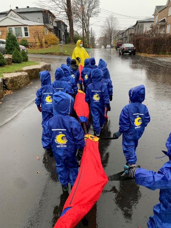 Promenade sous la pluie