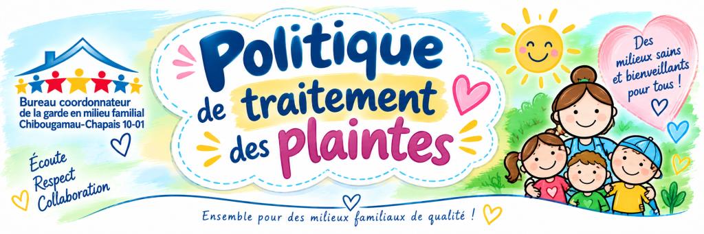 Bandeau Politique traitement des plaintes