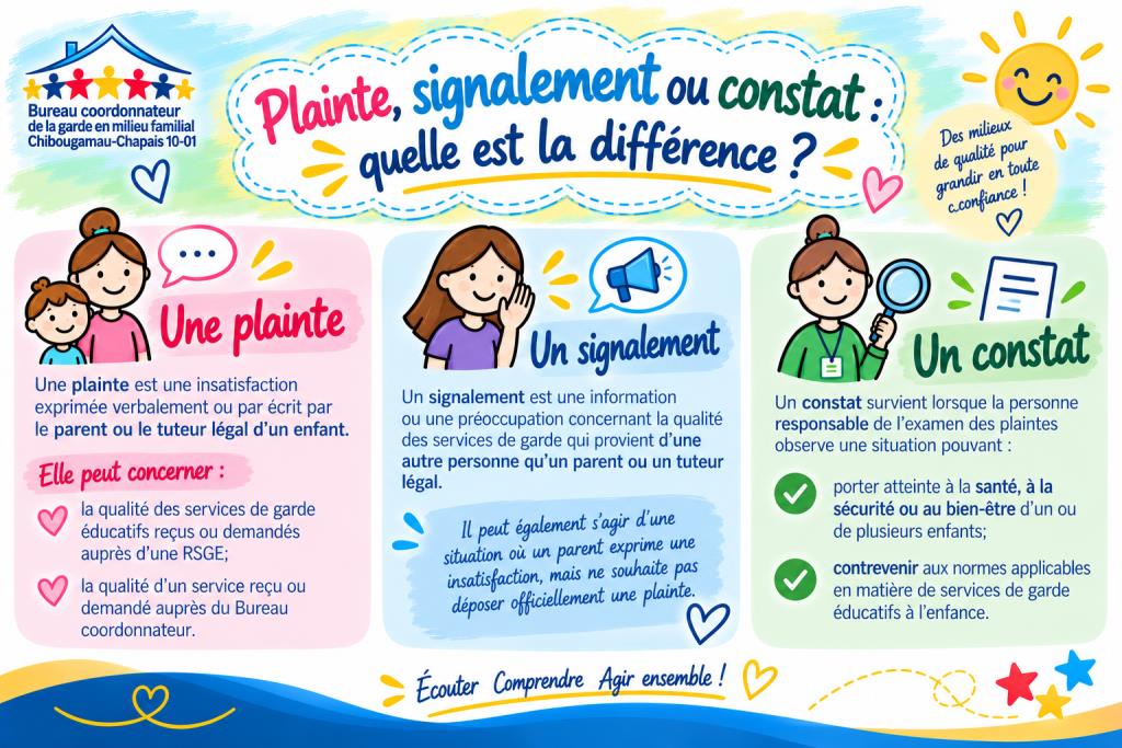 Plaintes signalement ou constat
