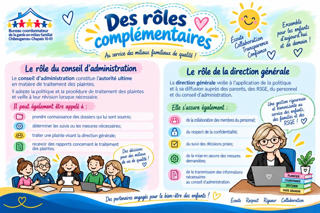 R&ocirc;les compl&eacute;mentaires