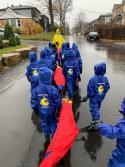 Promenade sous la pluie